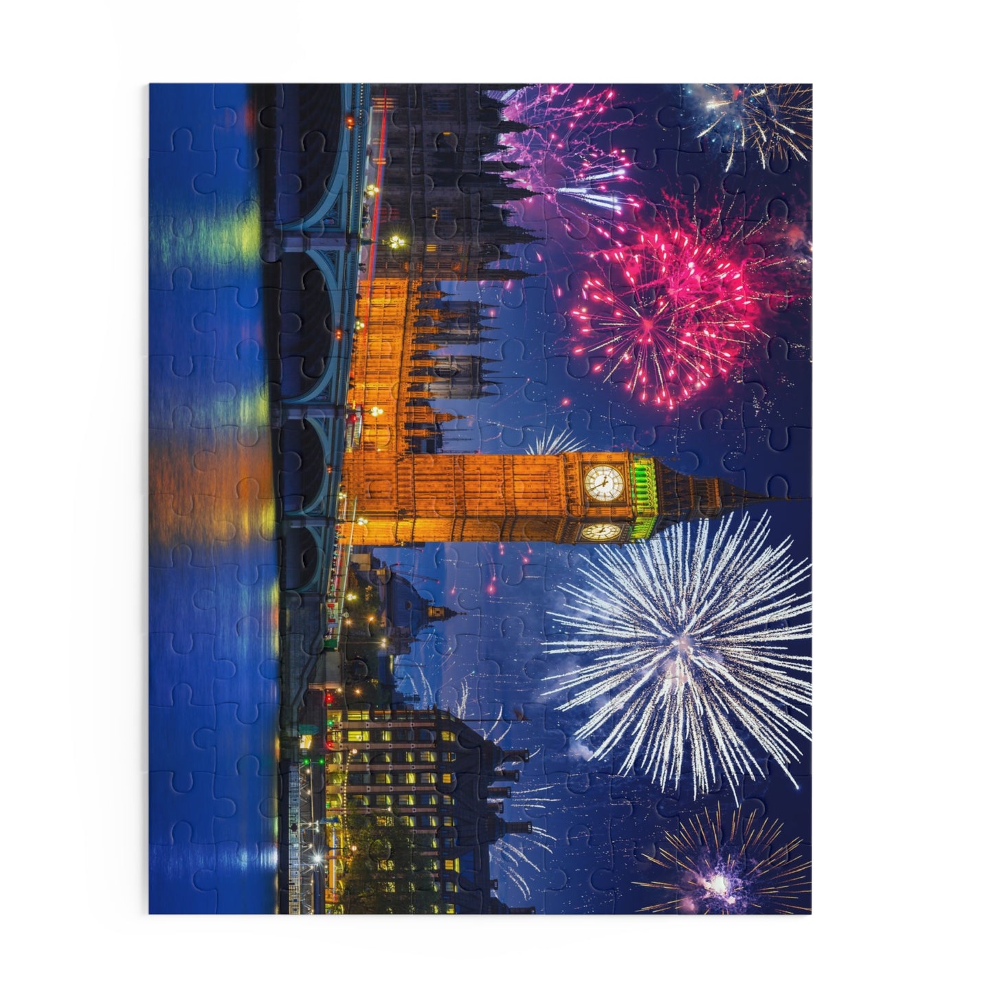 New Year's Big Ben Fireworks Jigsaw
