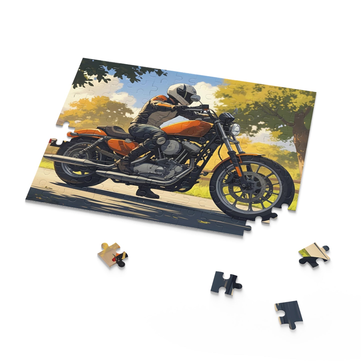 Early Autumn Ride Jigsaw