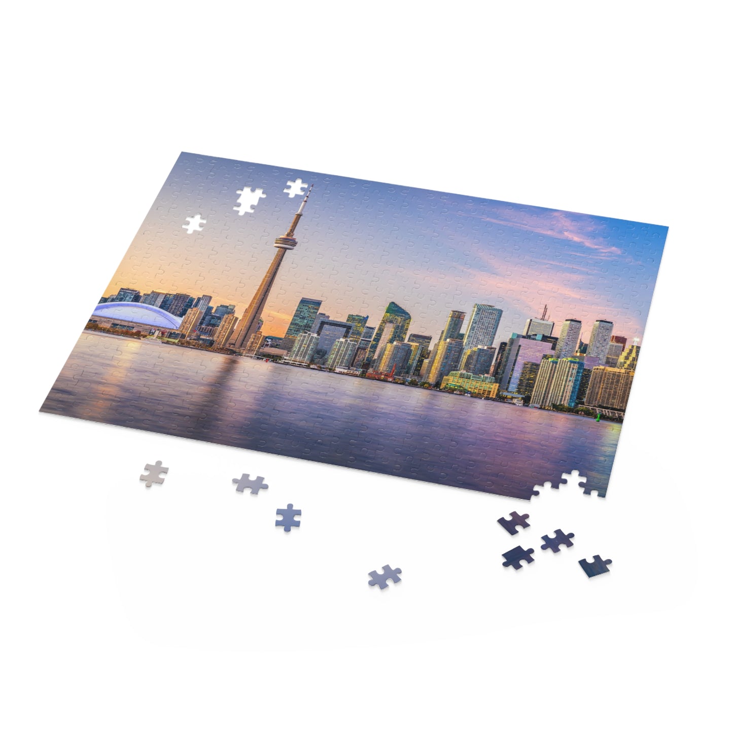 Cityscape On Lake Ontario Jigsaw