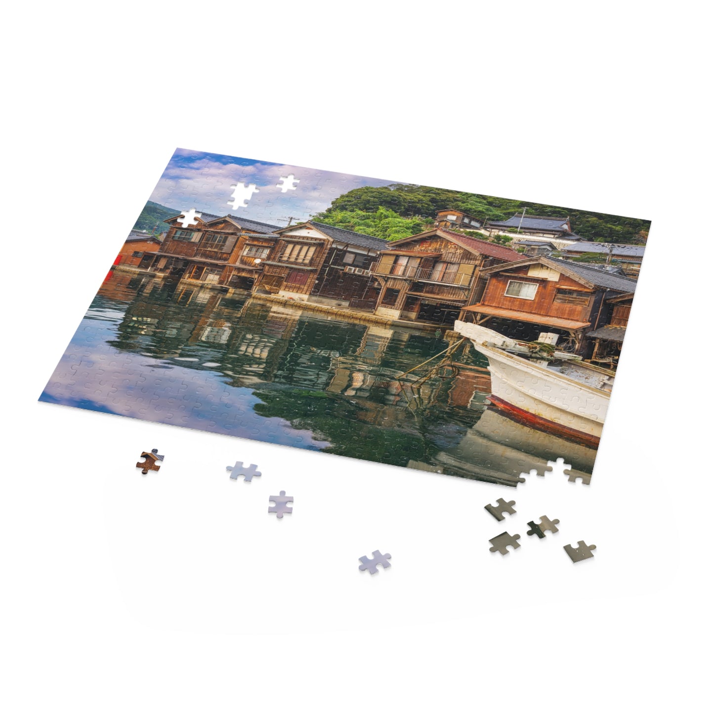 Boathouses on Ine Bay Jigsaw