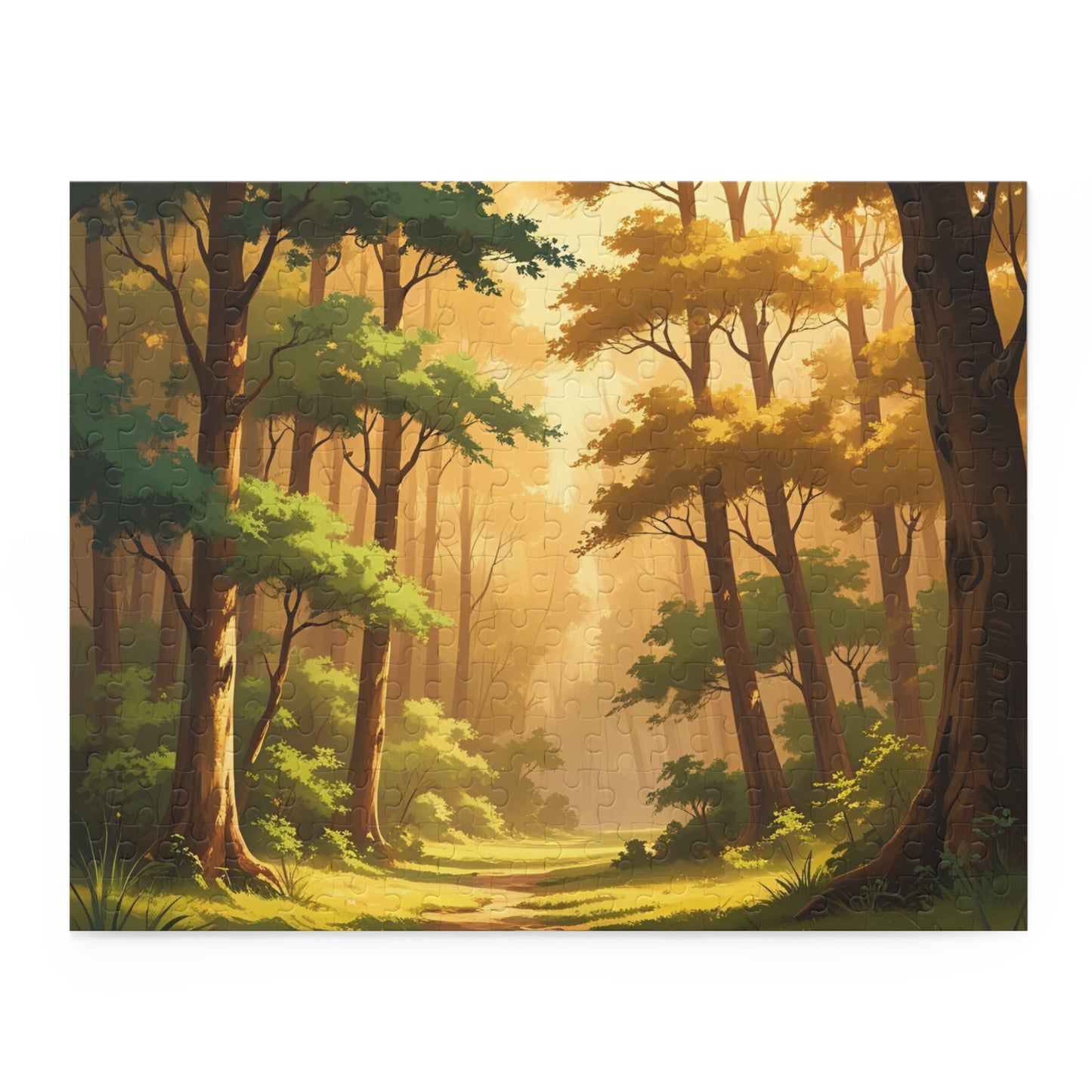 A Warm Forest Walk Jigsaw