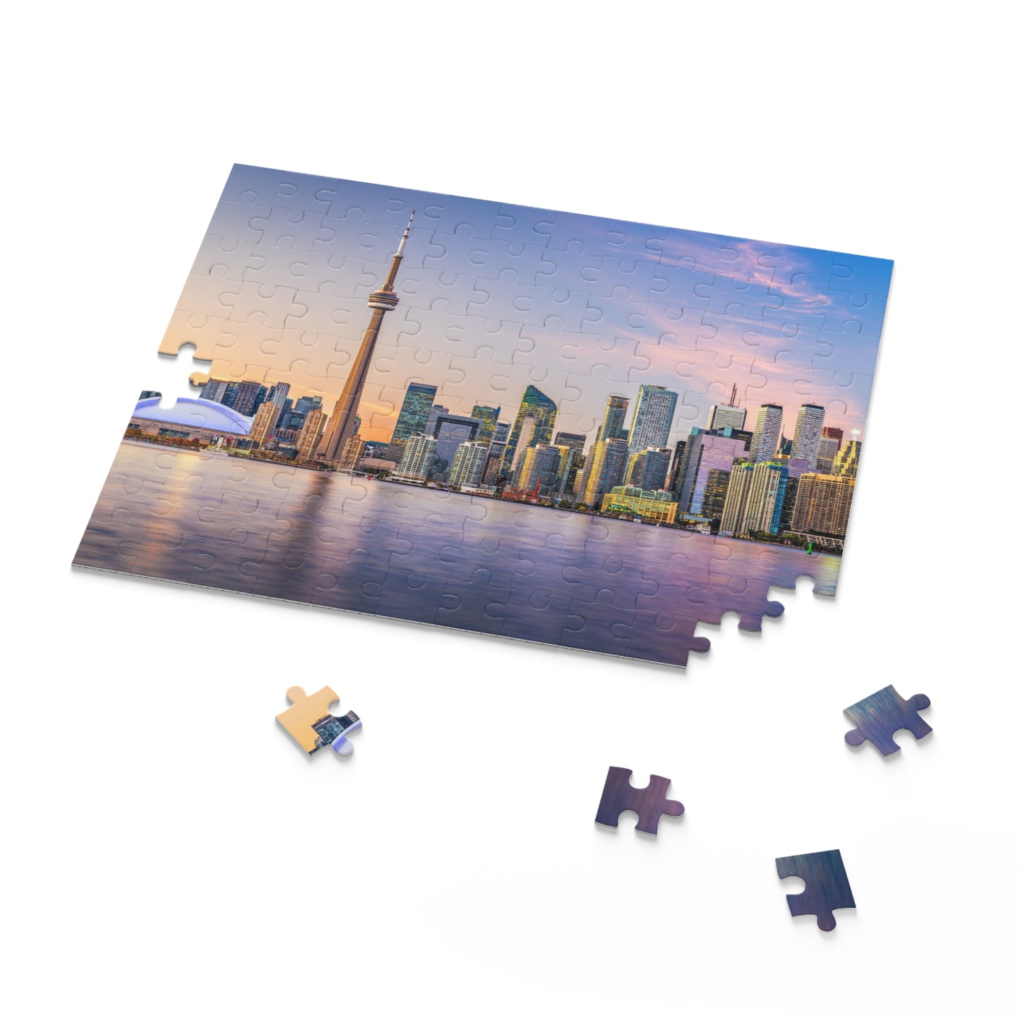 Cityscape On Lake Ontario Jigsaw