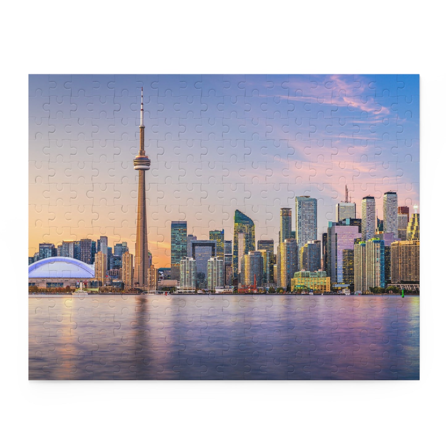 Cityscape On Lake Ontario Jigsaw