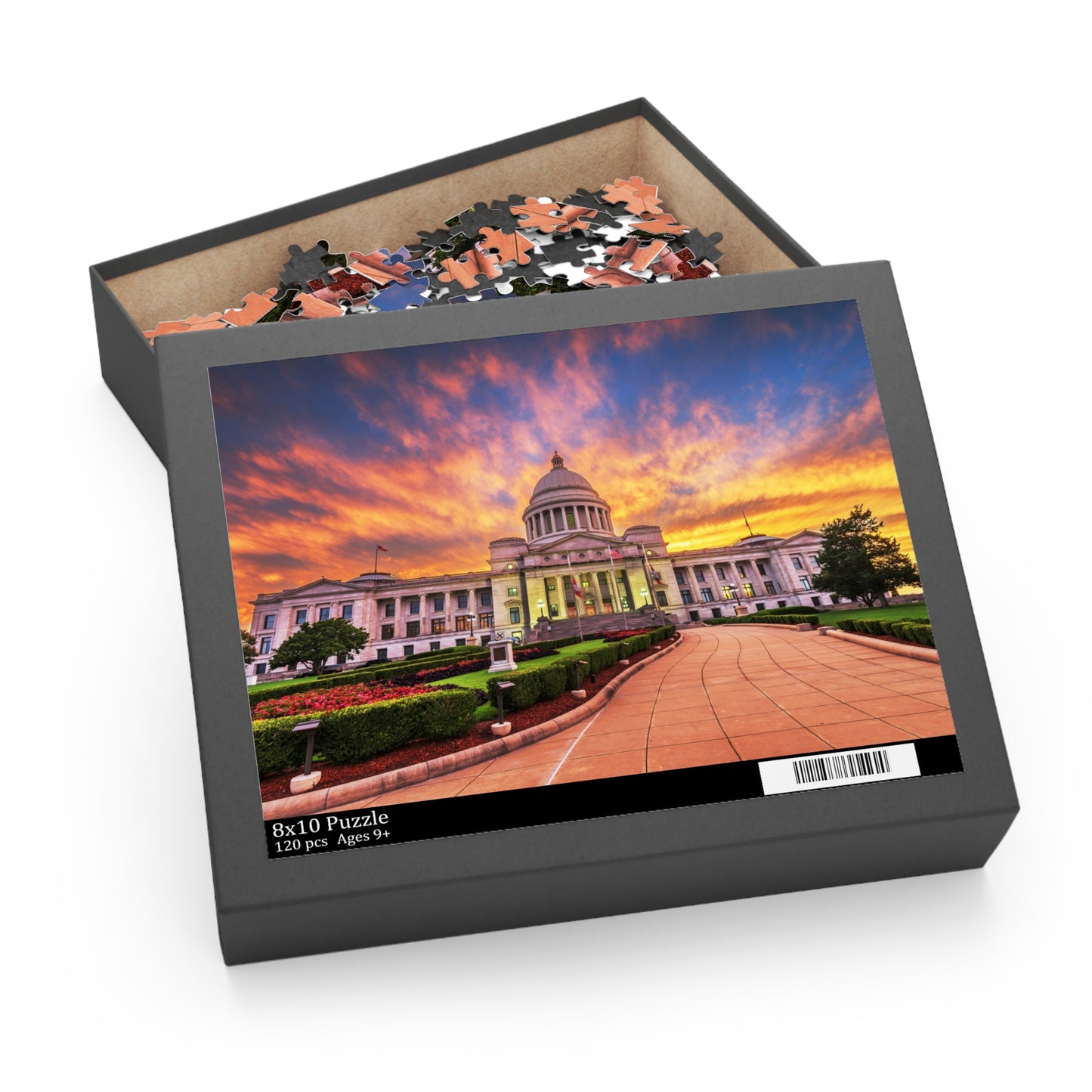 Arkansas State Capitol at Dusk Jigsaw