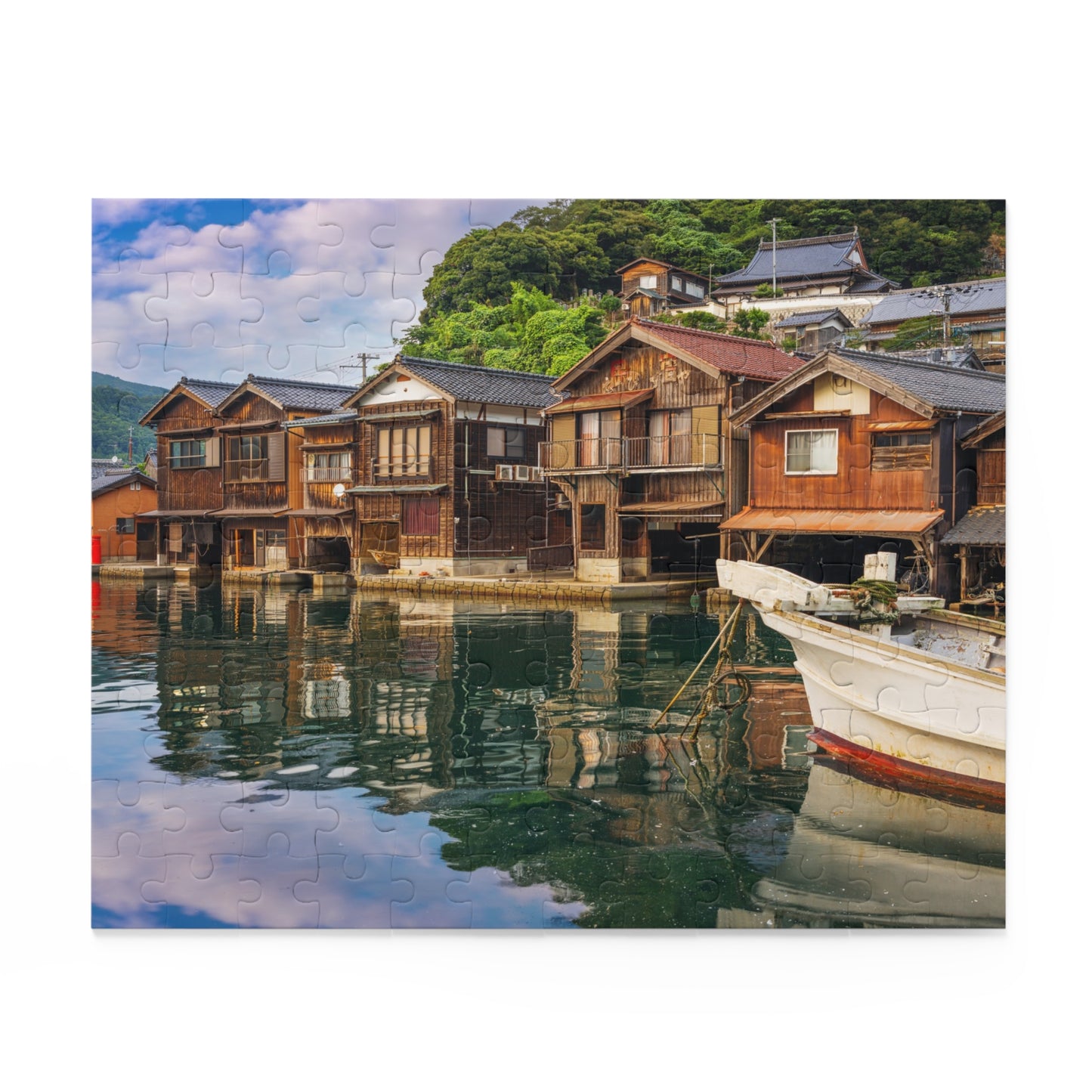 Boathouses on Ine Bay Jigsaw