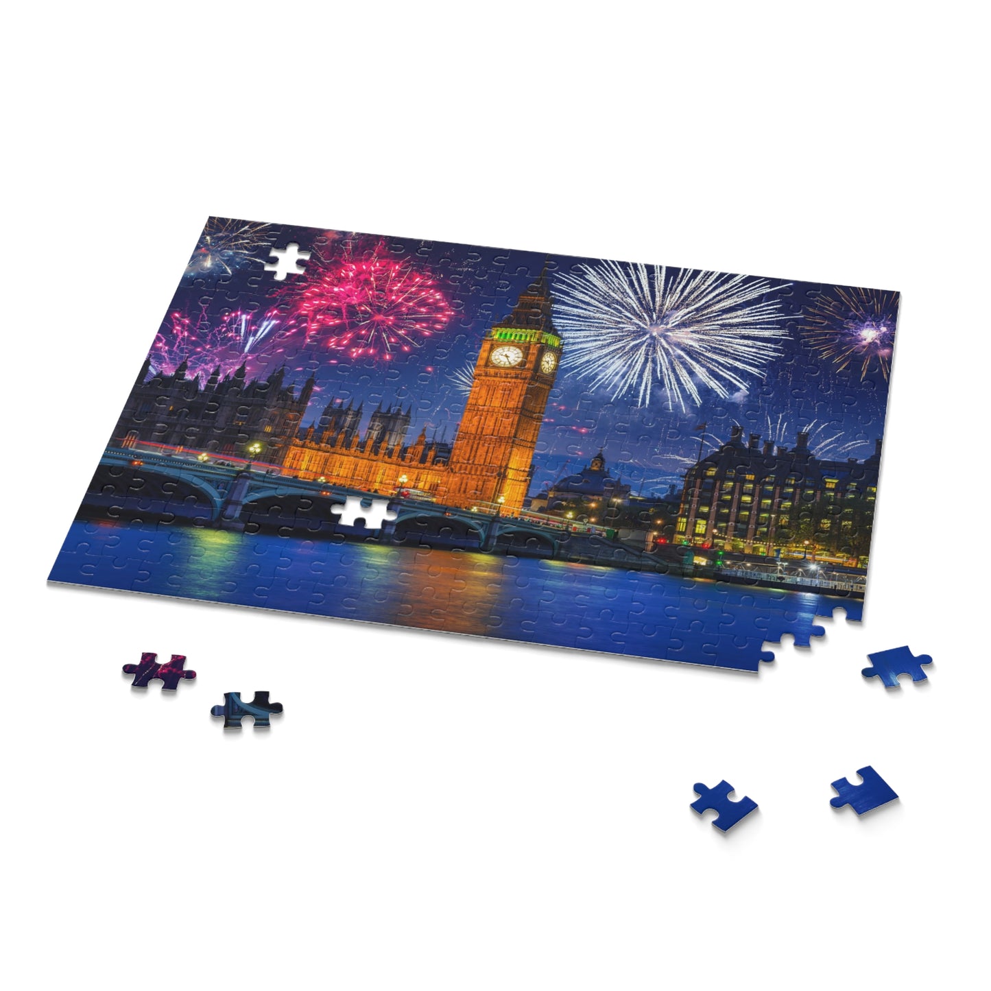 New Year's Big Ben Fireworks Jigsaw