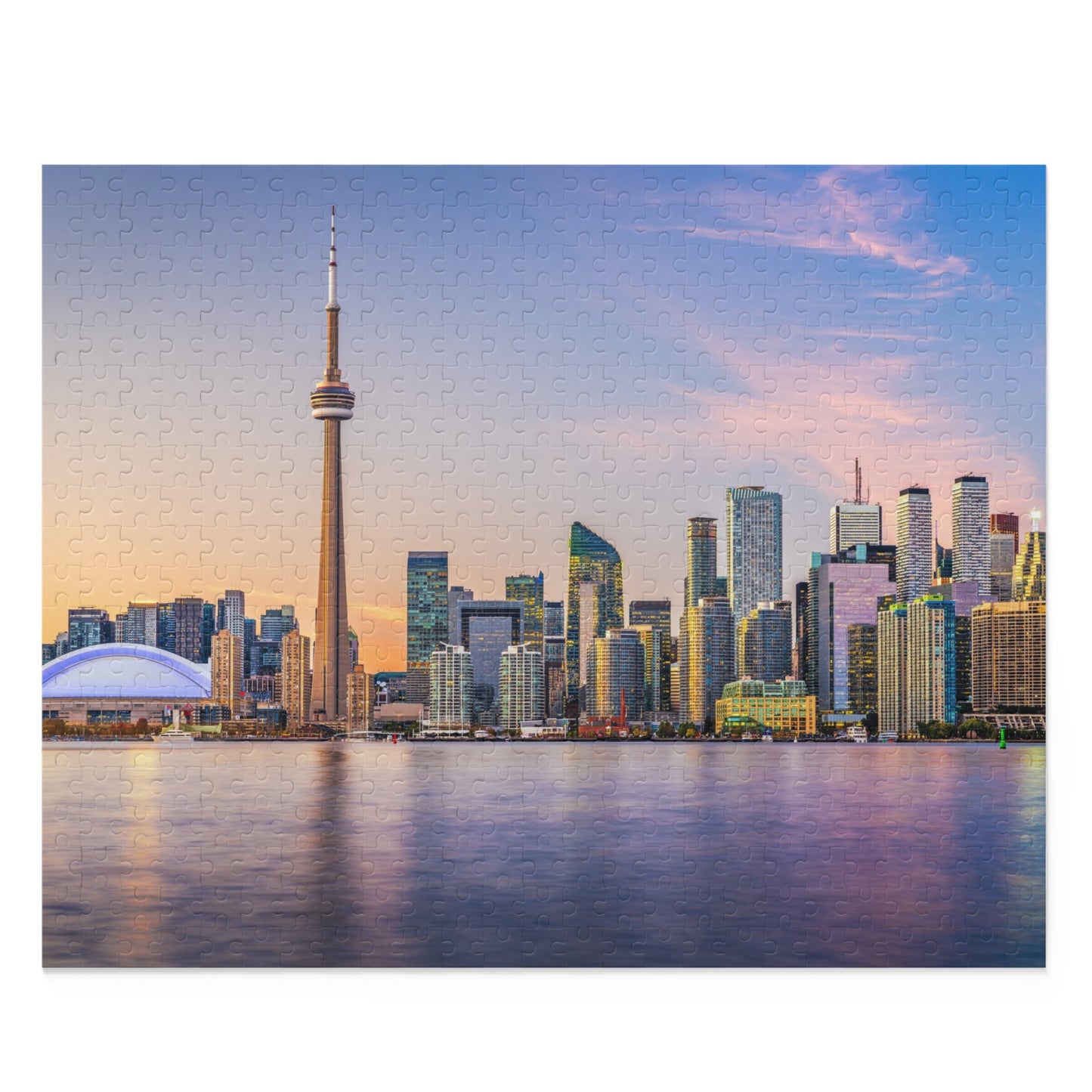 Cityscape On Lake Ontario Jigsaw
