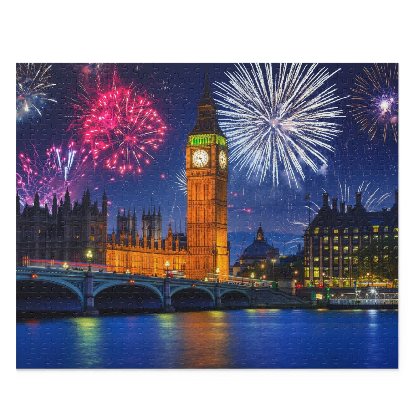 New Year's Big Ben Fireworks Jigsaw