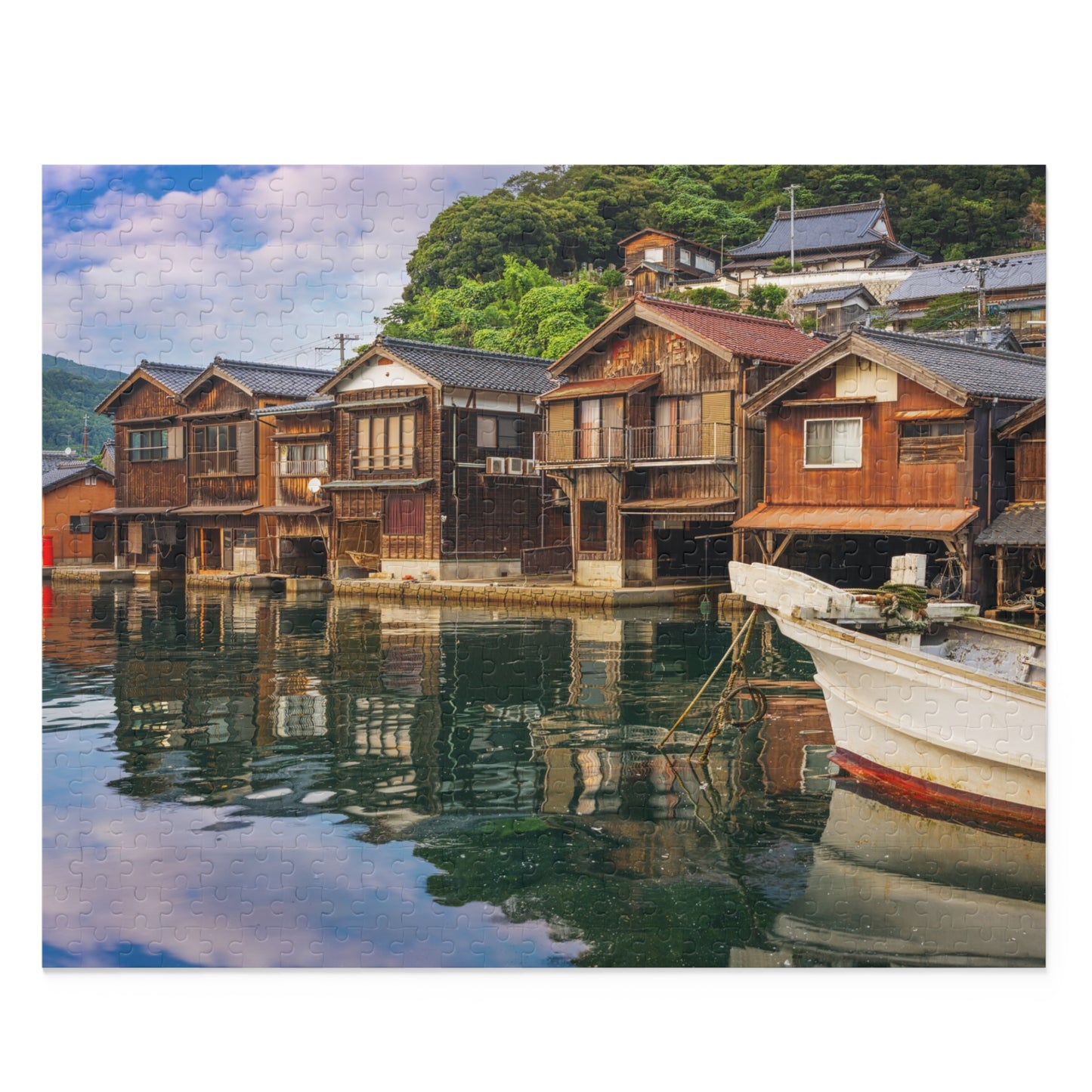 Boathouses on Ine Bay Jigsaw