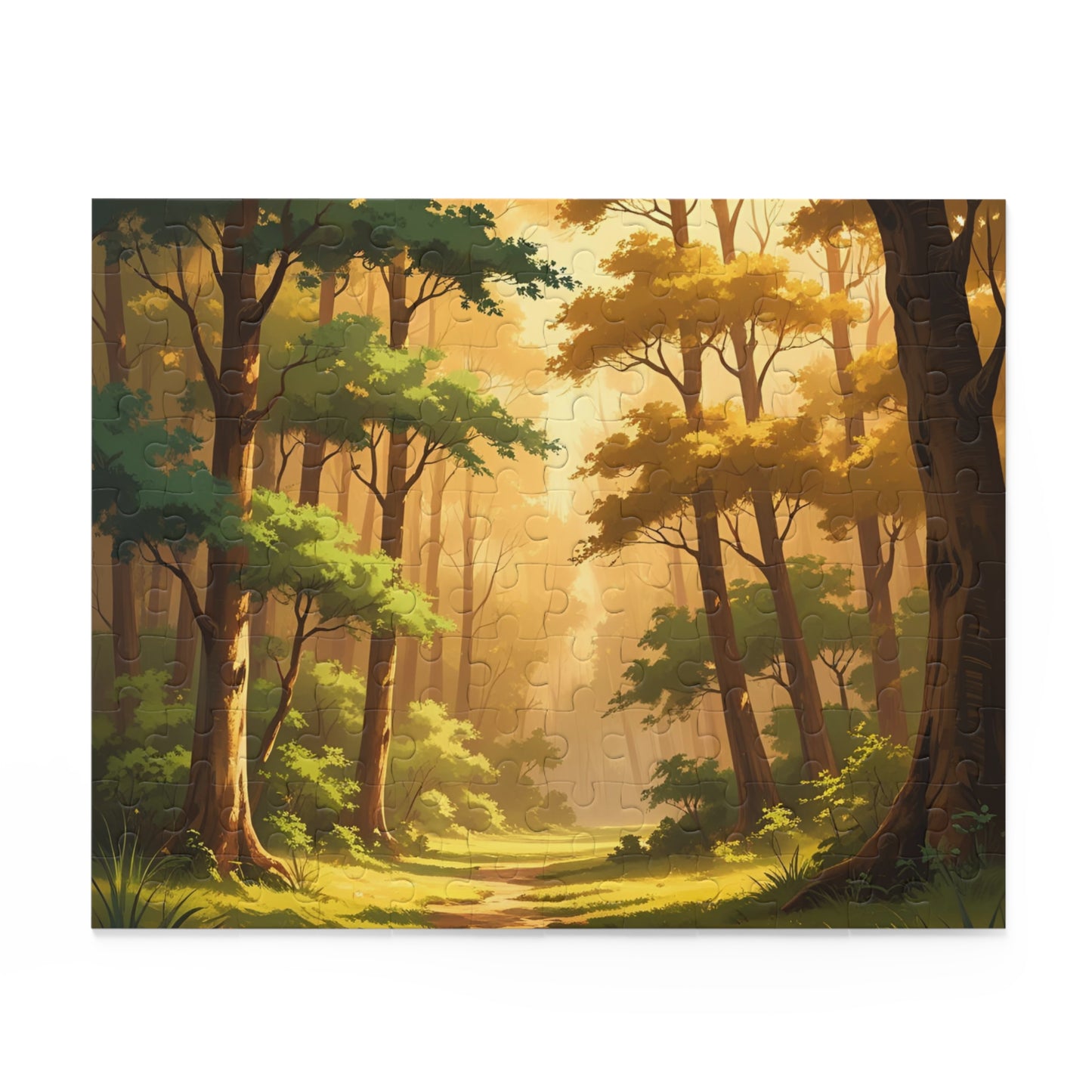 A Warm Forest Walk Jigsaw