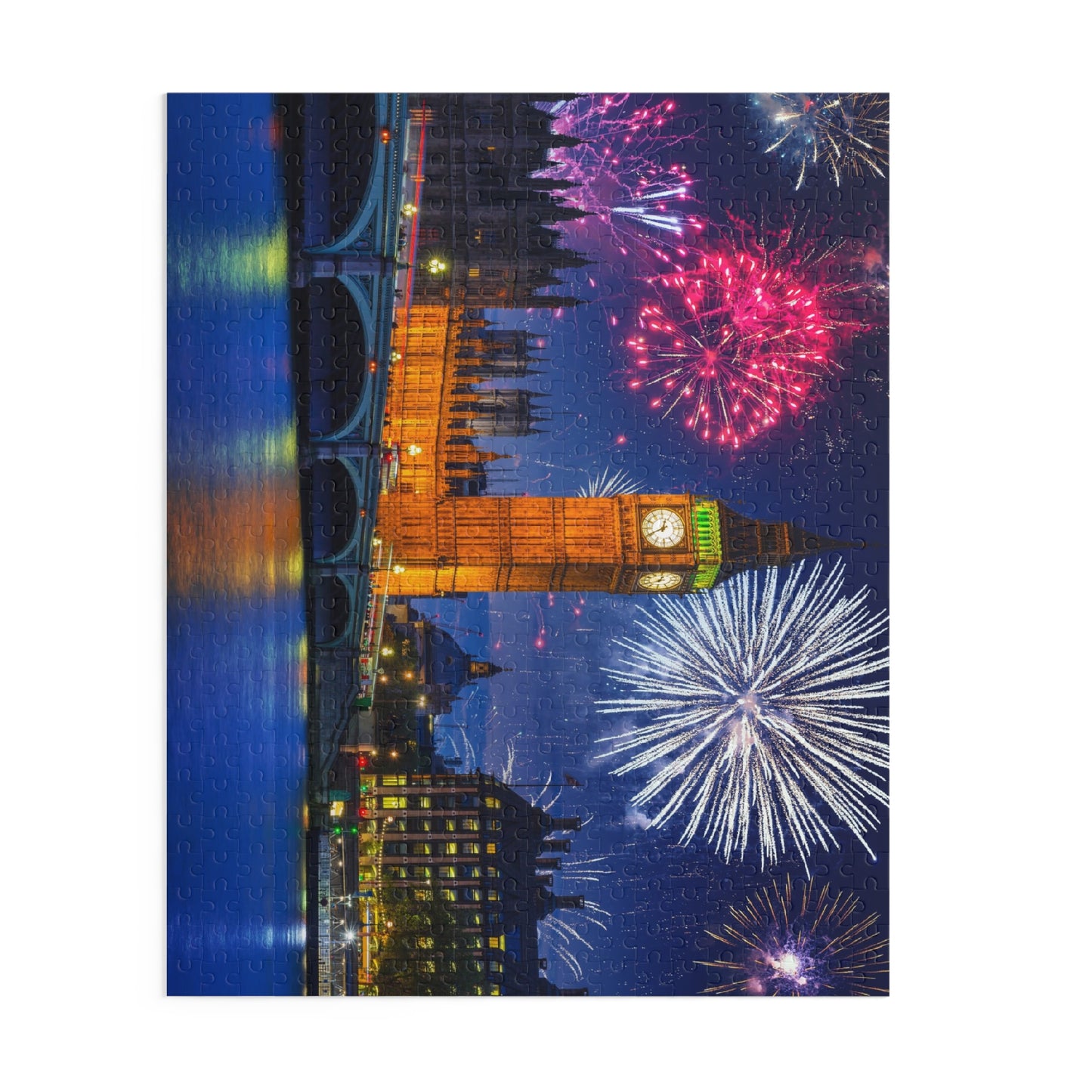 New Year's Big Ben Fireworks Jigsaw