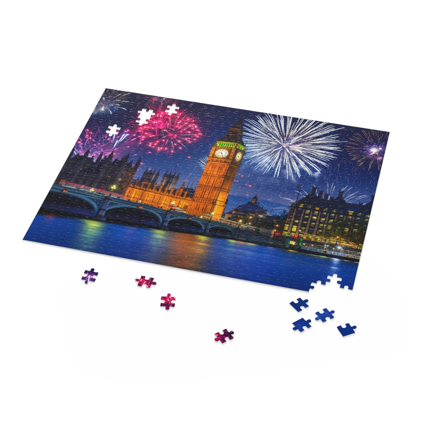 New Year's Big Ben Fireworks Jigsaw