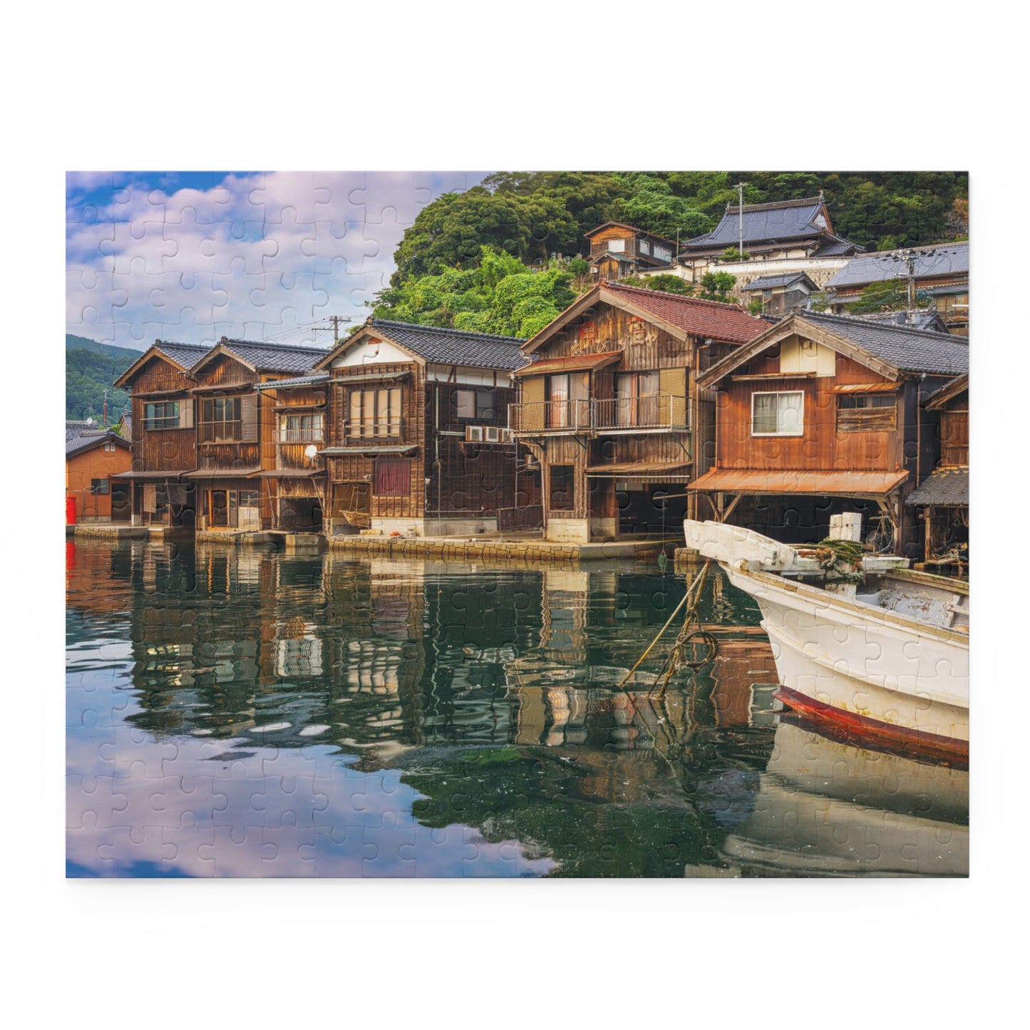 Boathouses on Ine Bay Jigsaw