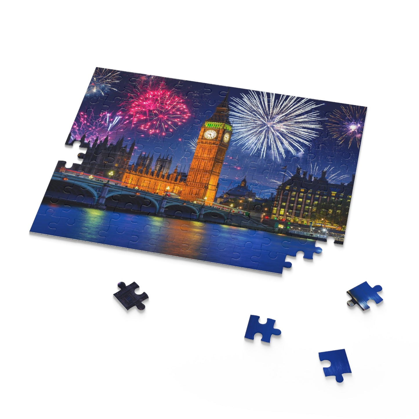 New Year's Big Ben Fireworks Jigsaw