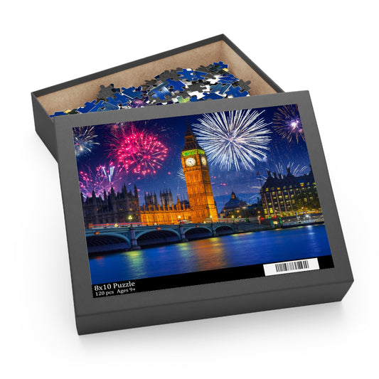 New Year's Big Ben Fireworks Jigsaw