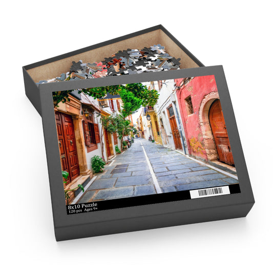 Streets of Rethymno Crete Jigsaw