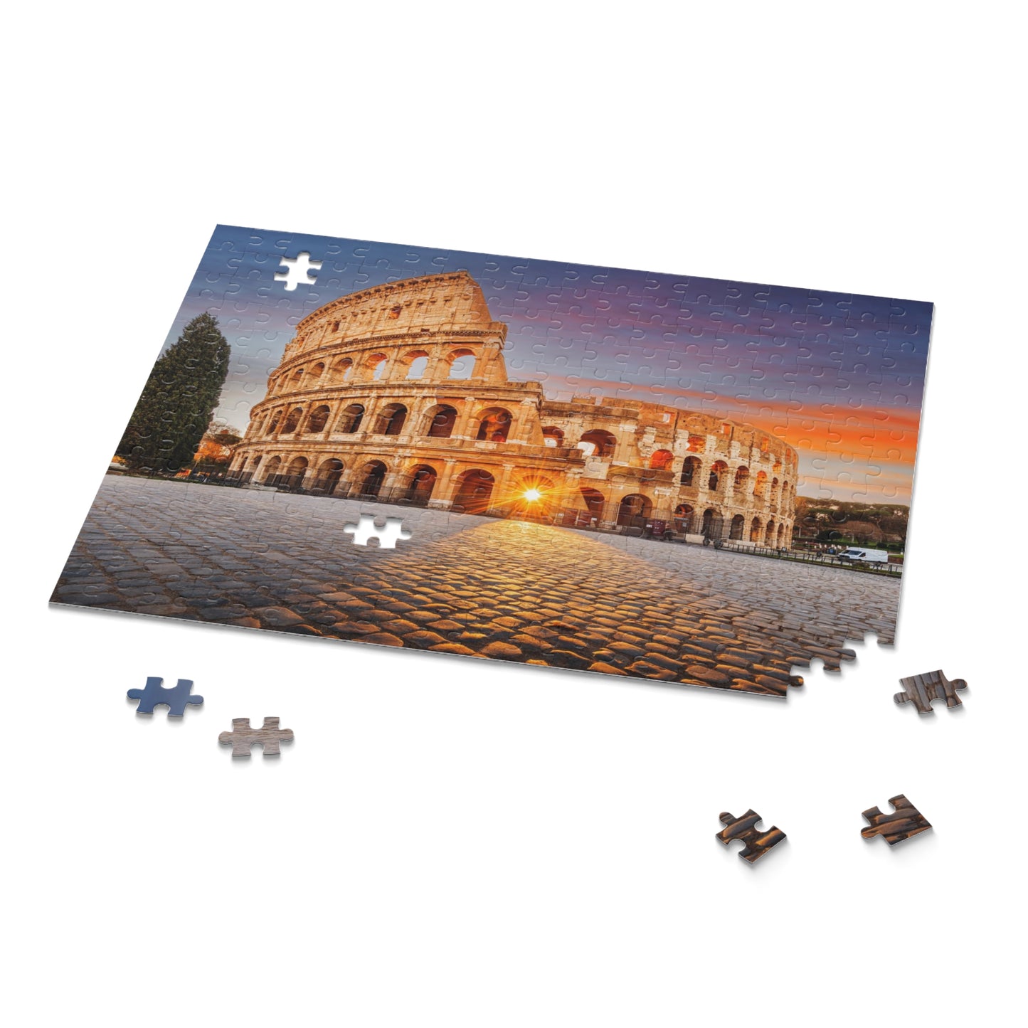 Rome Italy Colosseum Sunrise Jigsaw
