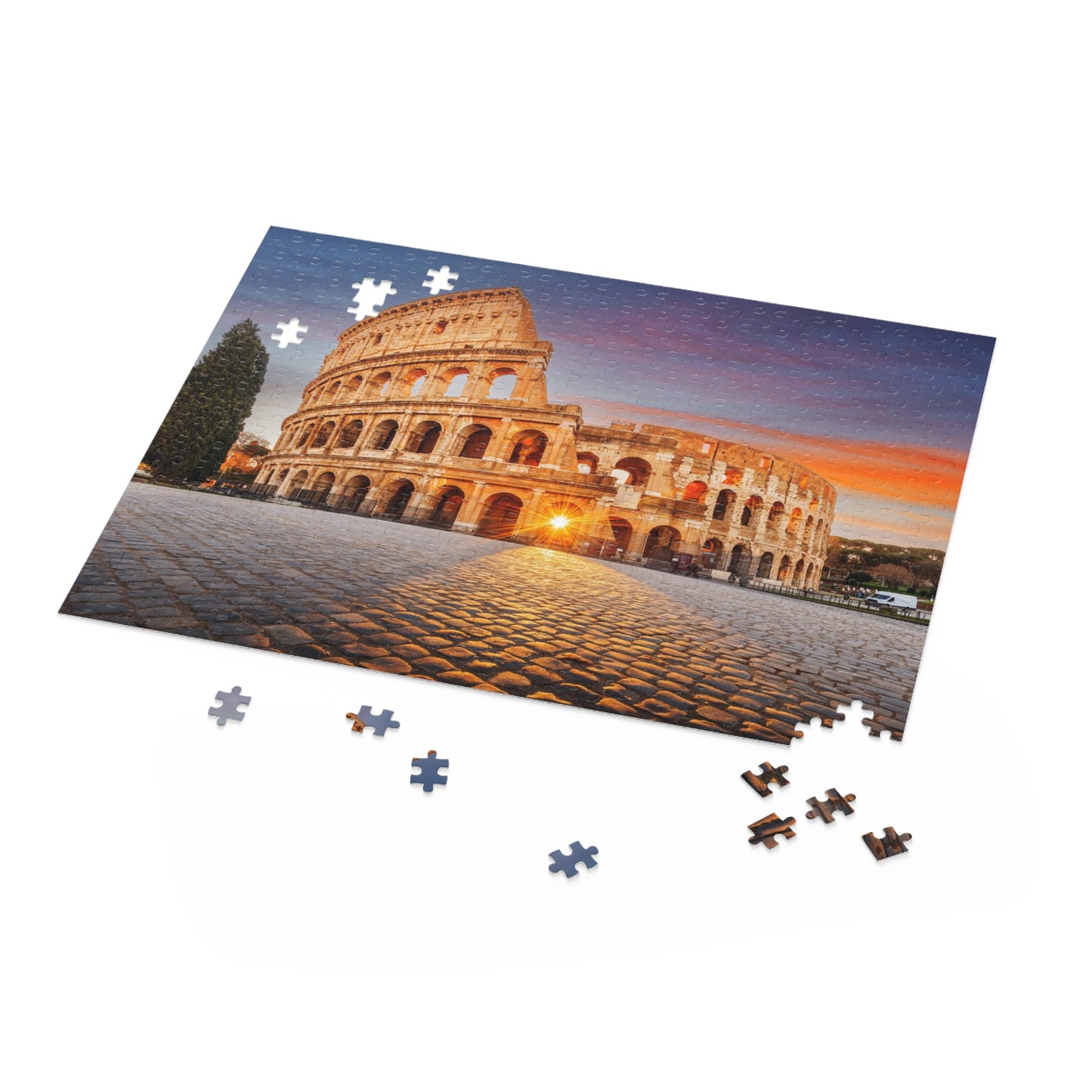 Rome Italy Colosseum Sunrise Jigsaw