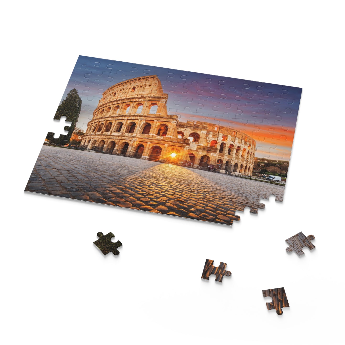 Rome Italy Colosseum Sunrise Jigsaw