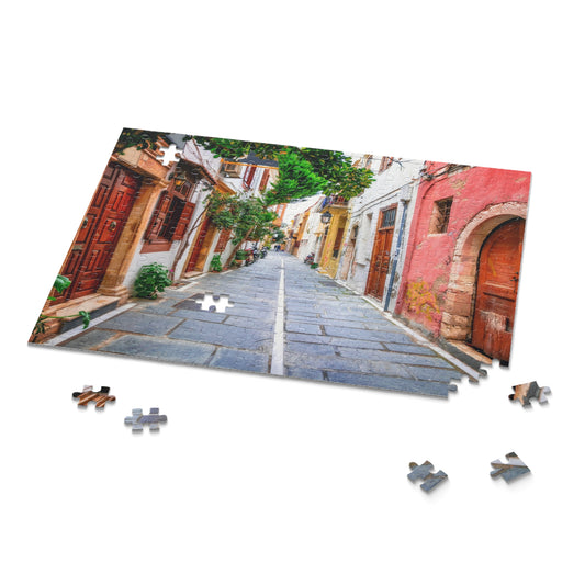 Streets of Rethymno Crete Jigsaw