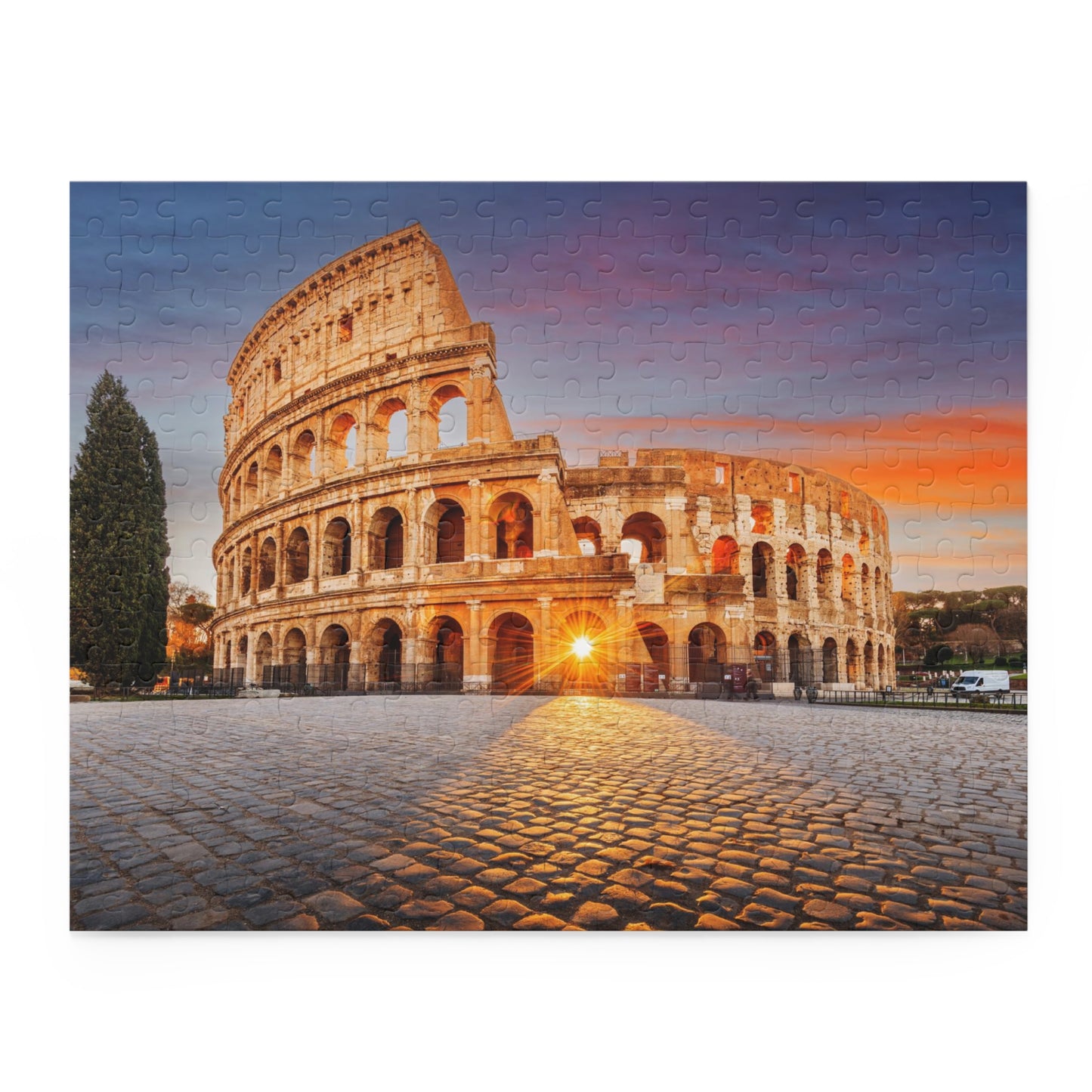 Rome Italy Colosseum Sunrise Jigsaw