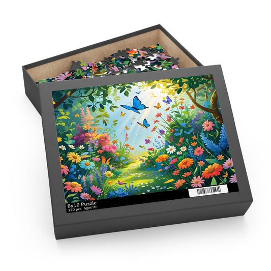 Flowers and Butterflies Jigsaw