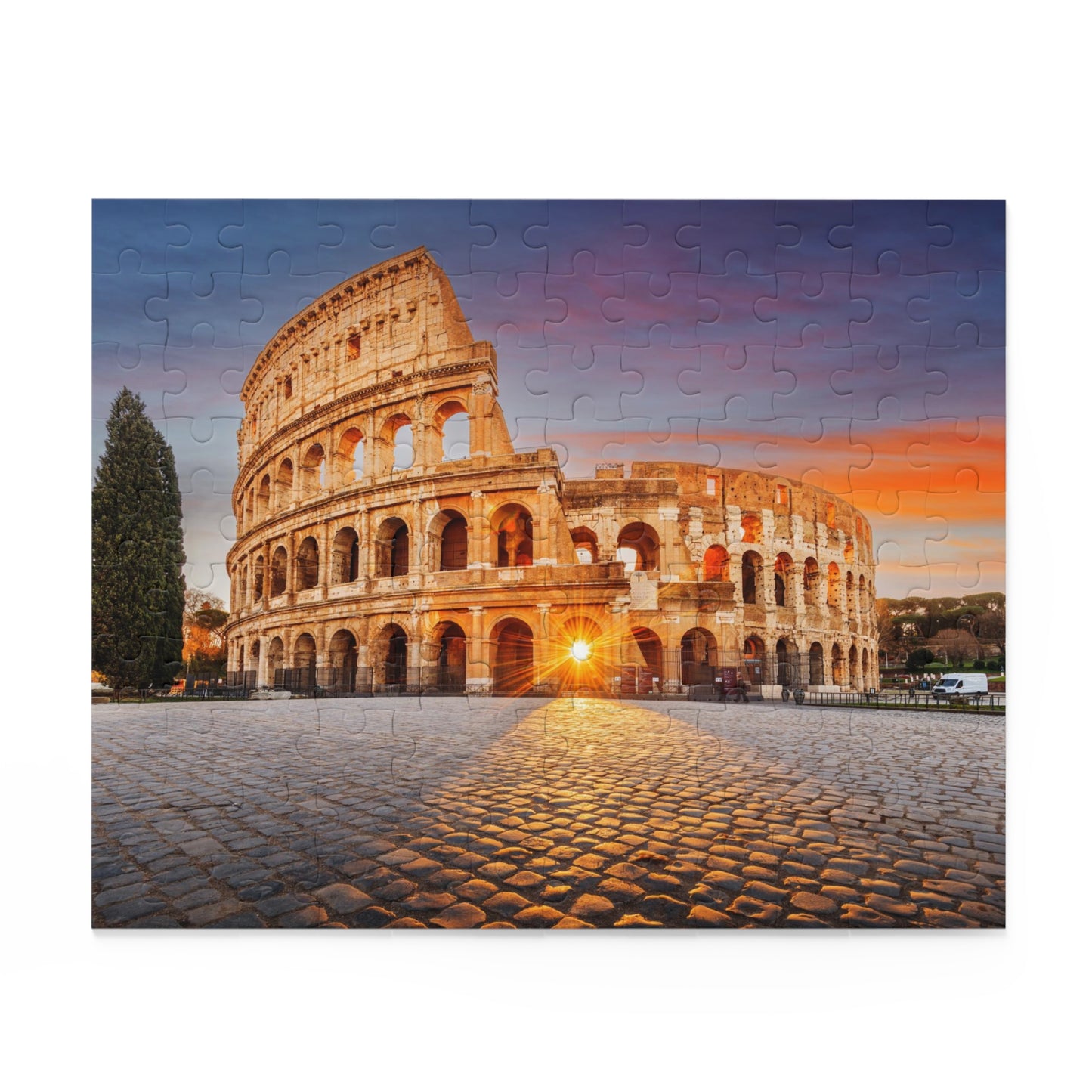 Rome Italy Colosseum Sunrise Jigsaw