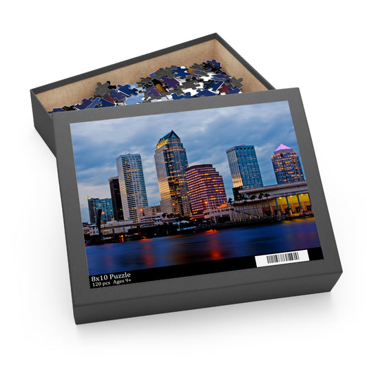 Tampa Bay at Night Jigsaw