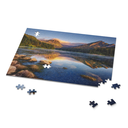 Lake Turquoise Swiss Alps Jigsaw