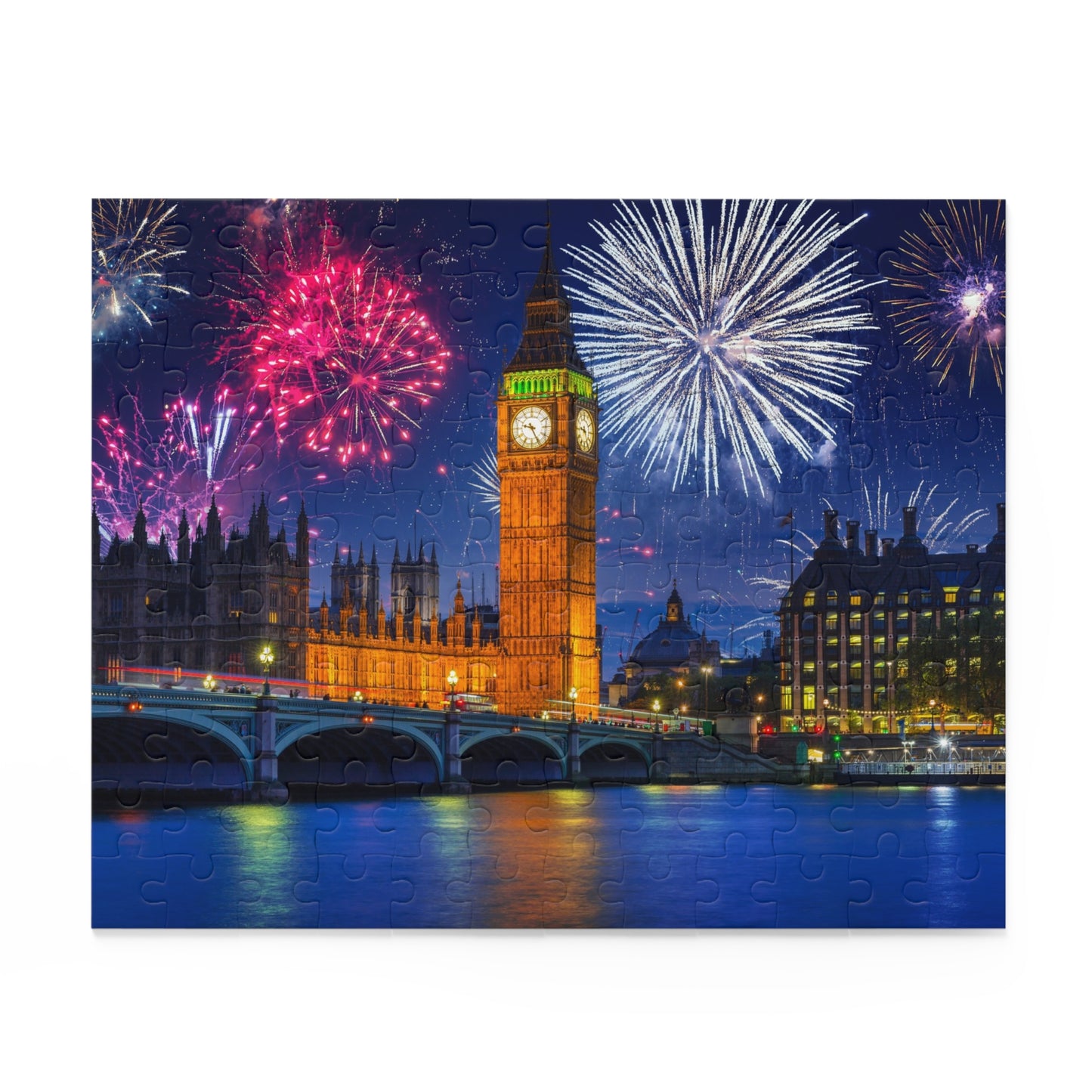 New Year's Big Ben Fireworks Jigsaw