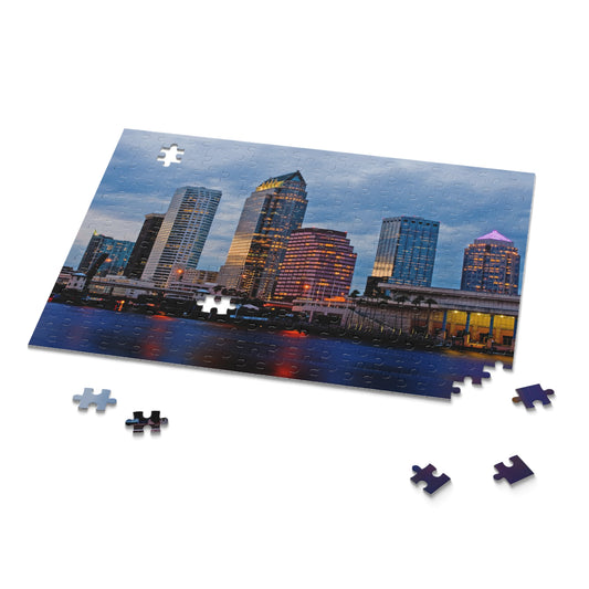Tampa Bay at Night Jigsaw