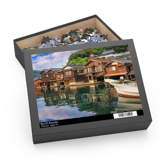 Boathouses on Ine Bay Jigsaw