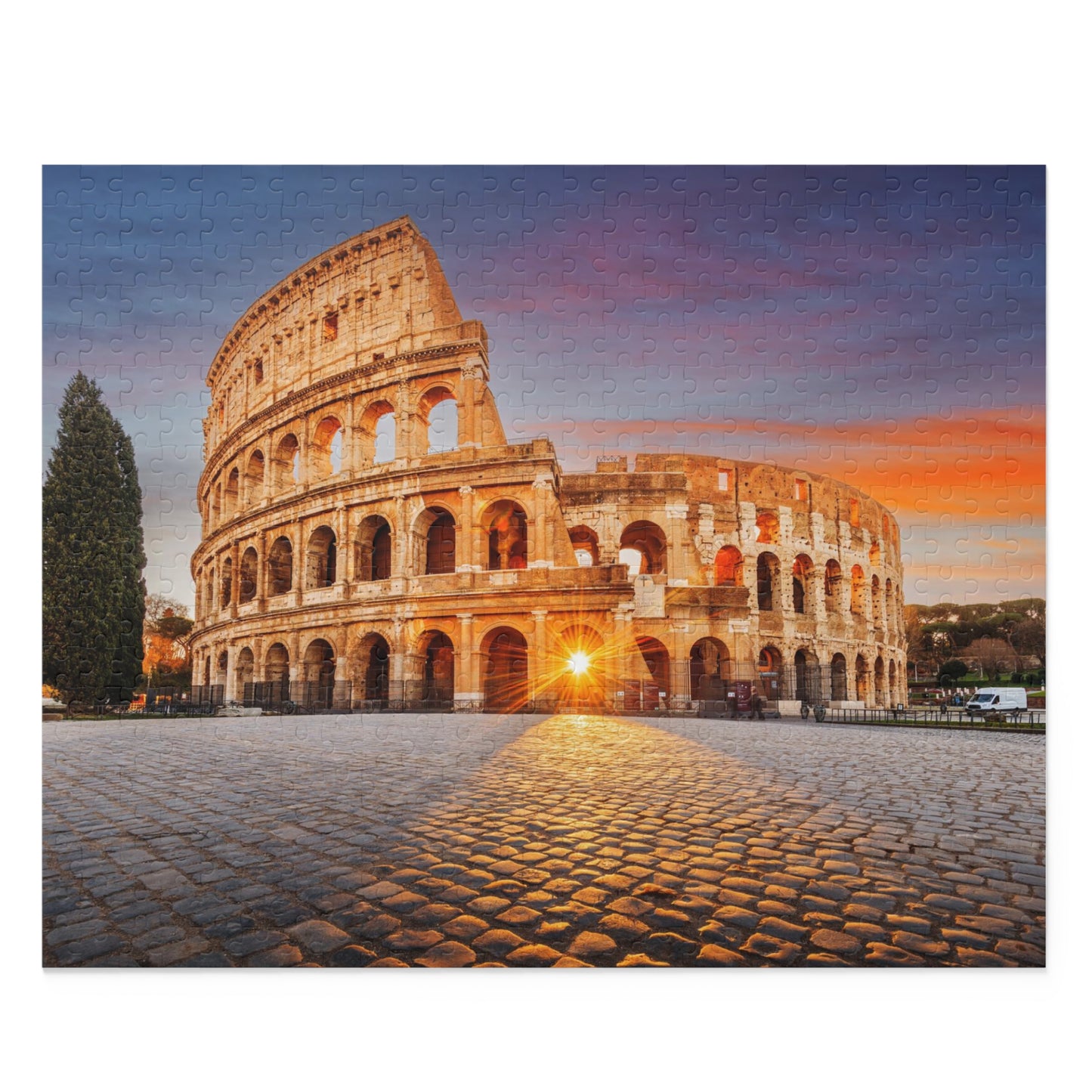 Rome Italy Colosseum Sunrise Jigsaw