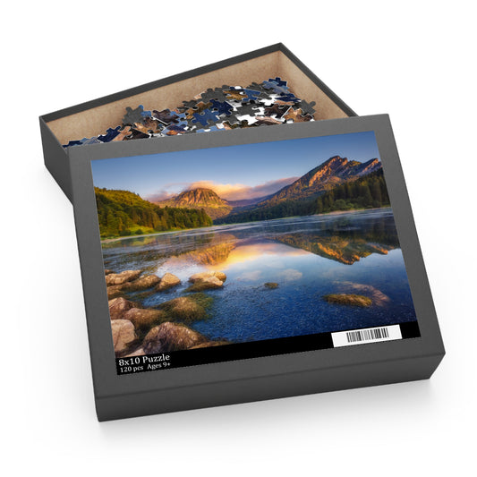 Lake Turquoise Swiss Alps Jigsaw